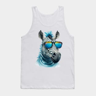 Quirky Zebra Tank Top